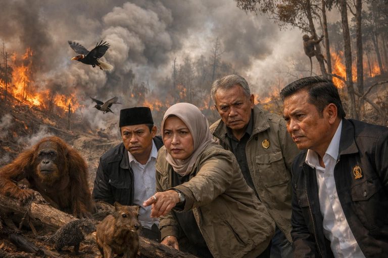 anggota dpr mendesak percepatan evakuasi satwa setelah warga meninggal akibat kebakaran hutan dan lahan (karhutla) untuk melindungi manusia dan hewan dari bahaya.